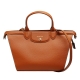 LONGCHAMP LE PLIAGE Heritage紀念款牛皮手提/斜背微笑包(駝色) product thumbnail 1