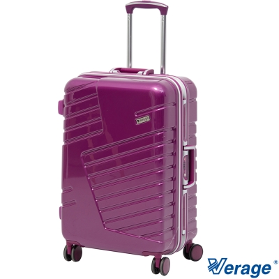 Verage 維麗杰 24吋科技炫彩深框旅行箱 (紫)