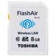 TOSHIBA FlashAir 8GB SDHC Class10記憶卡(平輸) product thumbnail 1