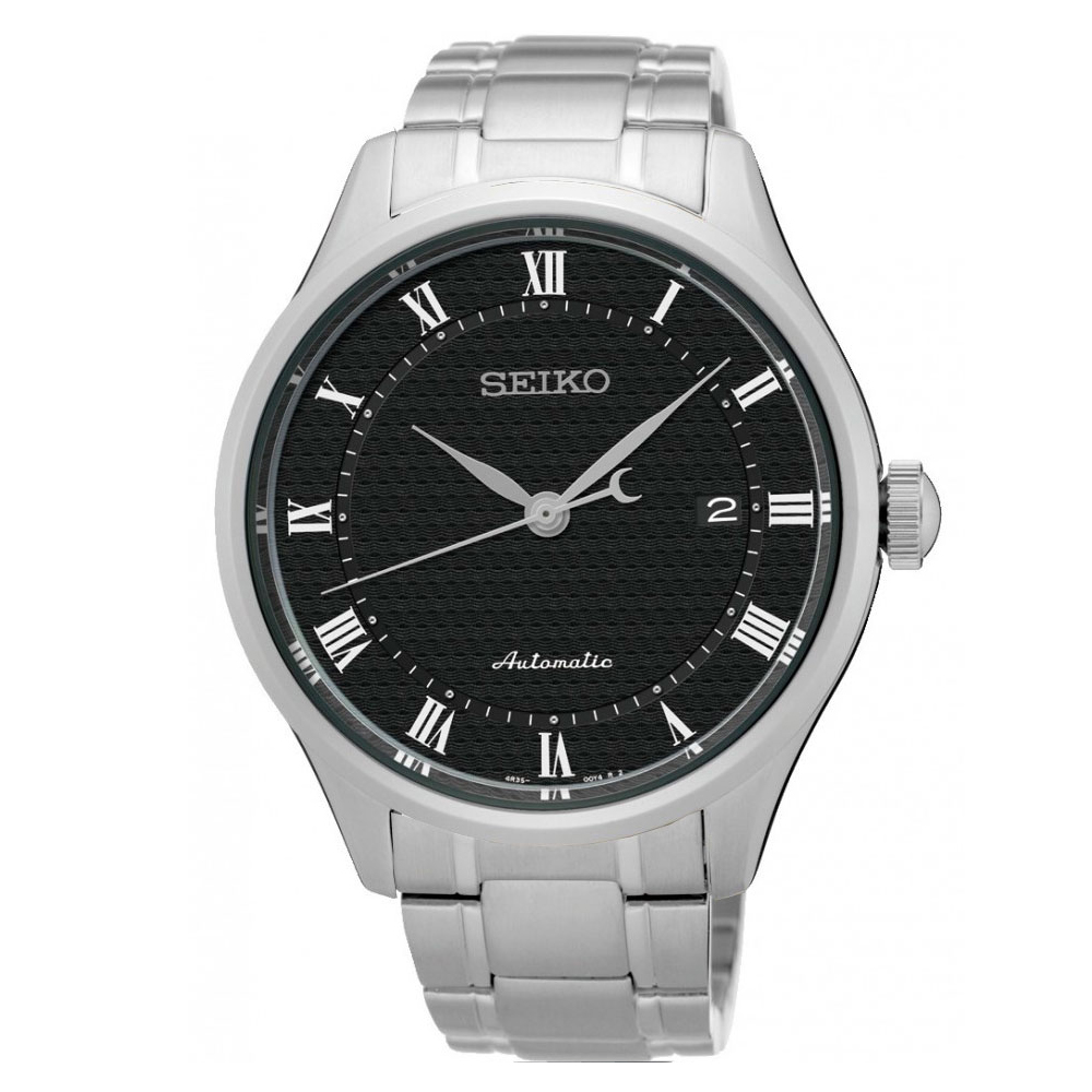 SEIKO精工 黑色錶盤全自動不繡鋼男士手錶(SRP769K)-黑/42mm product image 1