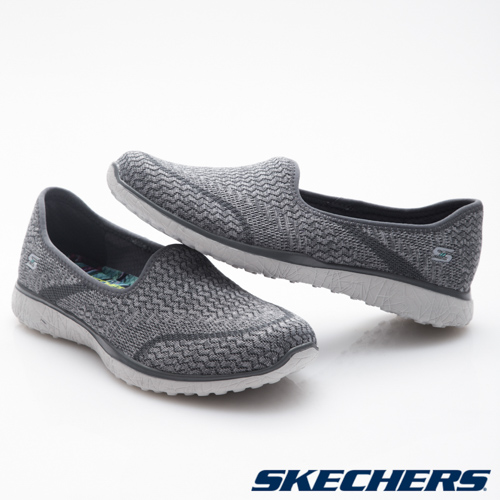 SKECHERS (女) 時尚休閒系列 Microburst - 23308GRY