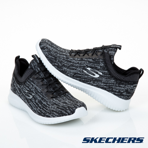 SKECHERS (女)運動系列 ULTRA FLEX-12831BKGY