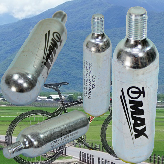 omax-CO2有牙鋼瓶16g-8入+防凍套1入-8H