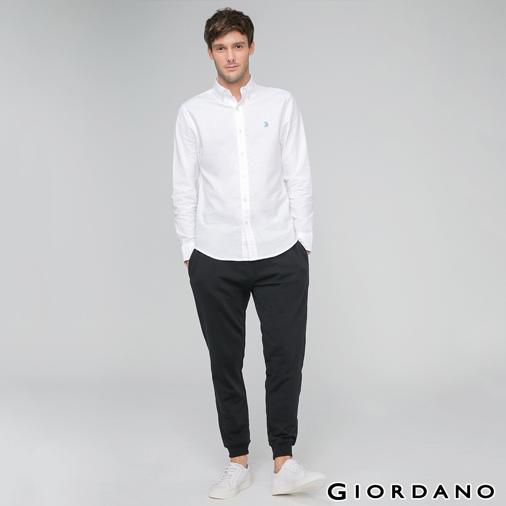 (好康) GIORDANO 舒適休閒抽繩帥氣束口褲