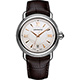 AEROWATCH Lady Elegance 羅馬機械腕錶-銀x咖啡色錶帶/33mm product thumbnail 1