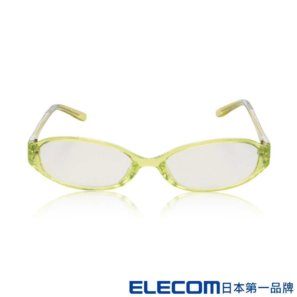 ELECOM 抗藍光眼鏡OG-ABLC06 透明橢圓 product image 1