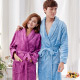 天使霓裳 浪漫純粹 甜蜜滿分情侶款珊瑚絨睡袍(淺藍&紫紅F) product thumbnail 1