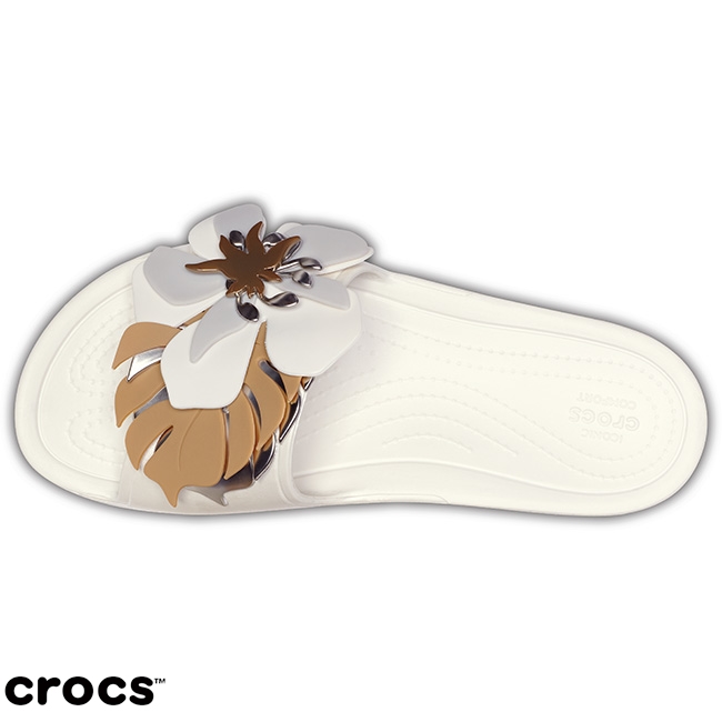 Crocs 卡駱馳 (女鞋) 思瓏花朵涼拖 205257-159