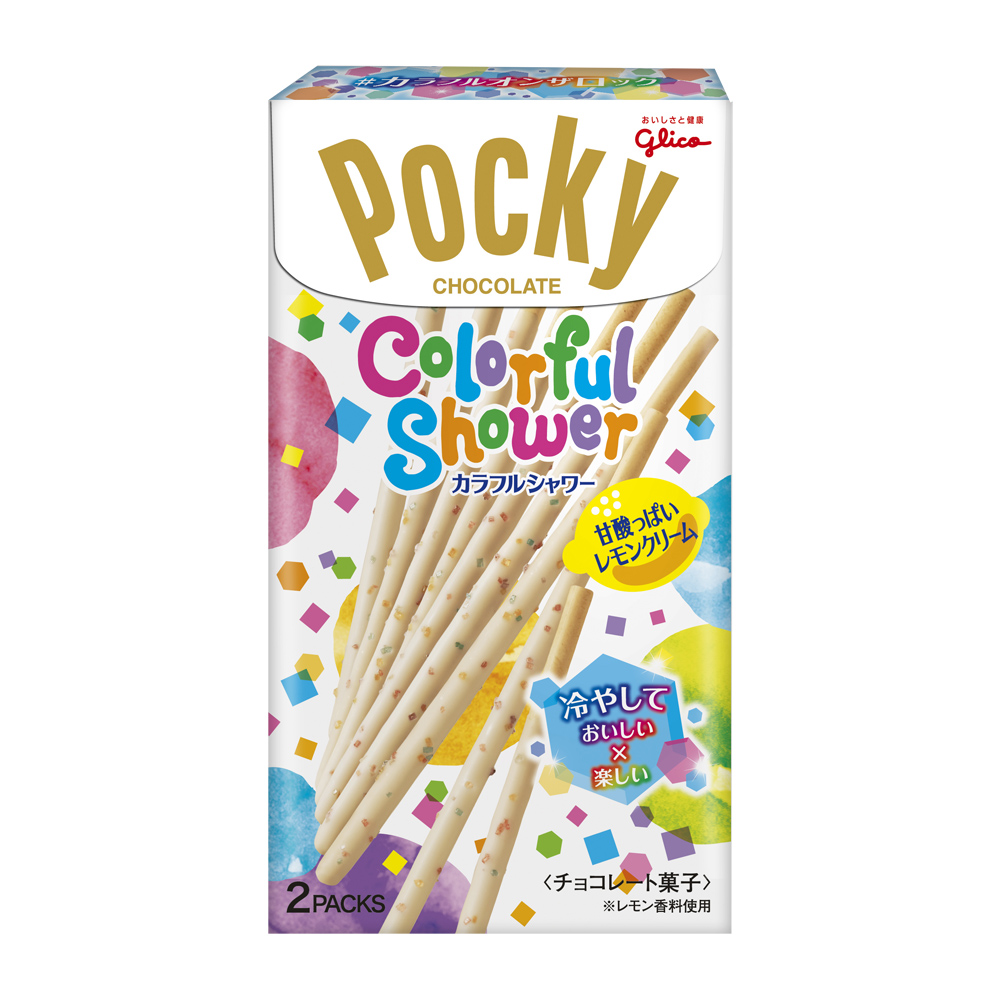 Pocky格力高 彩色糖粒檸檬風味百琪棒(62.2g)