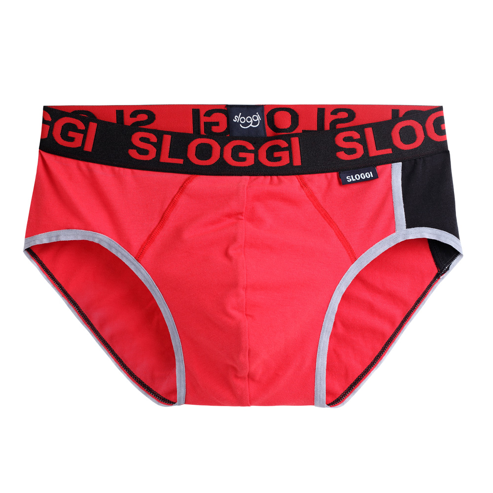 sloggi Men-合身系列三角內褲 M-XL(紅)