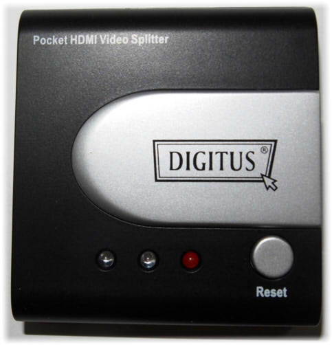 曜兆DIGITUS HDMI 一進二出分配器-DS-41302(行動款)