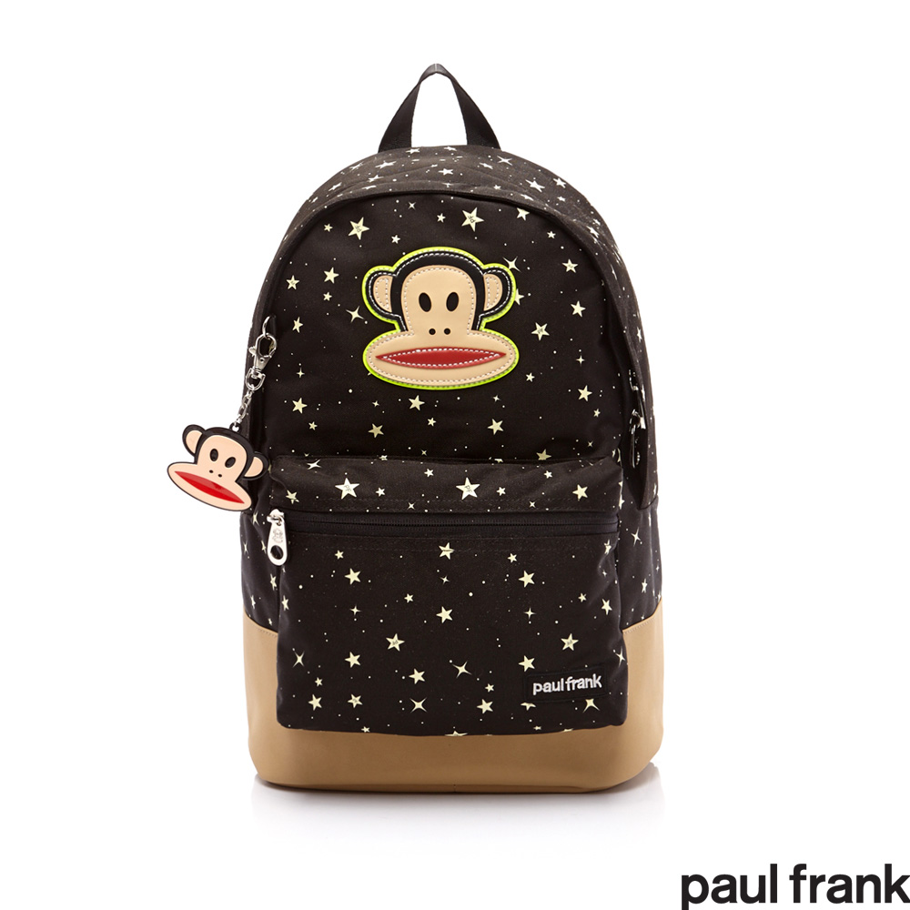 paul frank-星際滿版二代系列-後背包-黑色