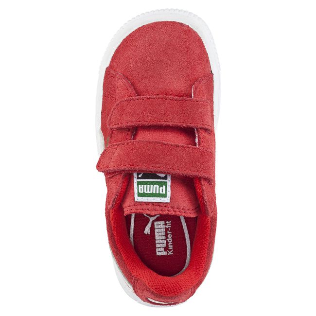 PUMA-Suede2straps PS孩童運動鞋-賽車紅