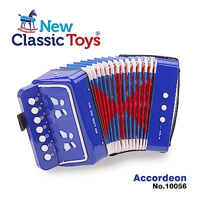 【荷蘭New Classic Toys】幼兒手風琴玩具 - 俏皮藍 - 10056