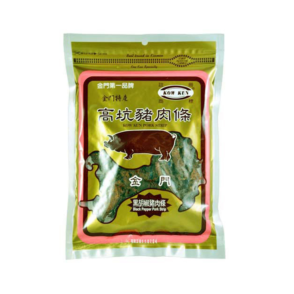 !高坑 黑胡椒豬肉條(190g)