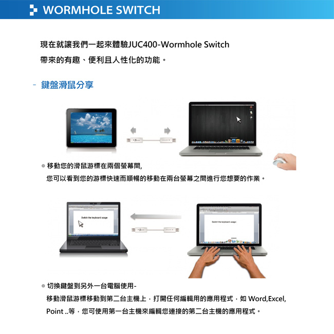 j5create Win to Mac 跨系統資料對傳線 JUC400