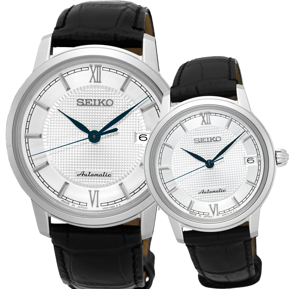 SEIKO Presage 羅馬時尚機械對錶(SRPA13J1+SRP861J1)