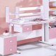 居家生活 奧斯塔4尺粉色升降書桌(含上架) product thumbnail 1