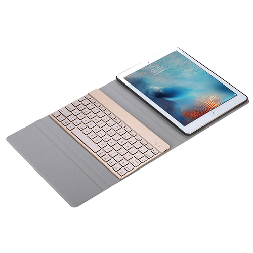 2017iPad/Pro9.7吋/Air2/Air專用尊榮型二代鋁合金藍牙鍵盤/皮套