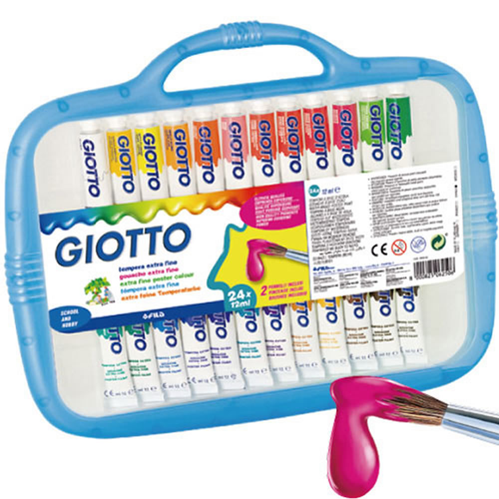 義大利GIOTTO - 高品質不透明水彩12ml(24色)