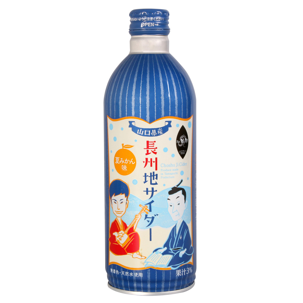 日本果實 長州地橘子風味碳酸飲料(490g)