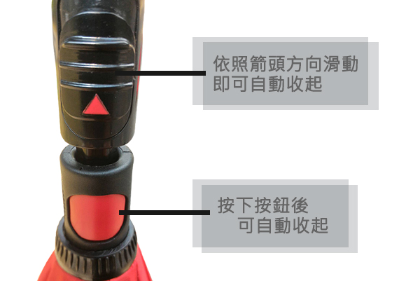 好雅也欣-雙層傘布散熱專利反向傘-C把系列-橘面藍底