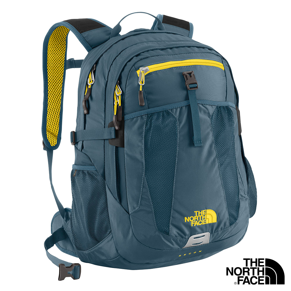 The North Face RECON 15吋電腦背包  柴油藍/酸性黃