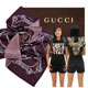 GUCCI 紫色絲巾+LeSportsac 金色後背包 product thumbnail 1