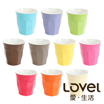 LOVEL 馬卡龍色系水杯180ml10入組(共10色)