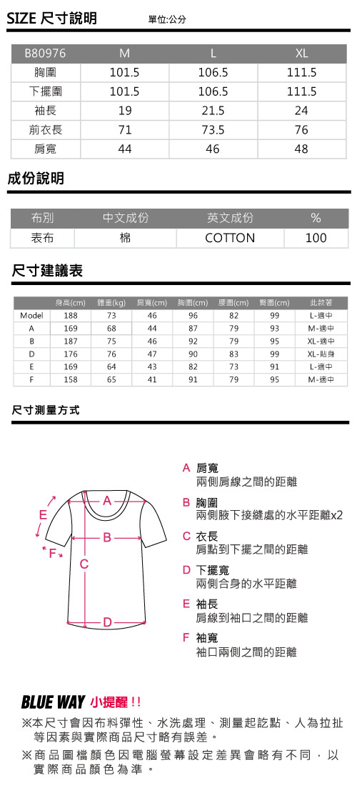 鬼洗 BLUE WAY 潮流鬼洗-ONIARAI海浪文字圓領短TEE-粉