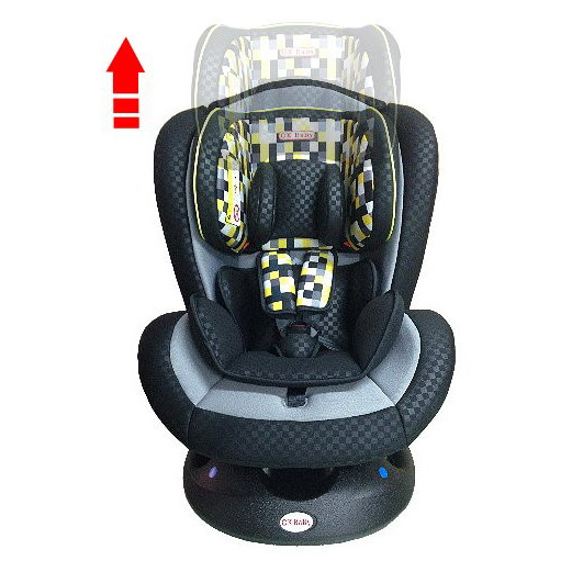 Ok baby 0-12歲 汽車安全座椅(紅黑/黃格子黑)