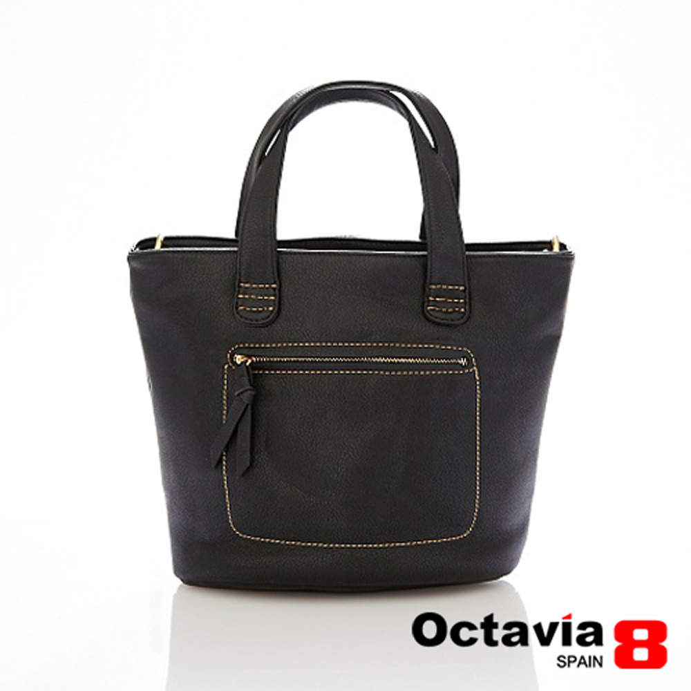Octavia 8 - 小不點兒 隨身手提小托特包  -  萬用黑