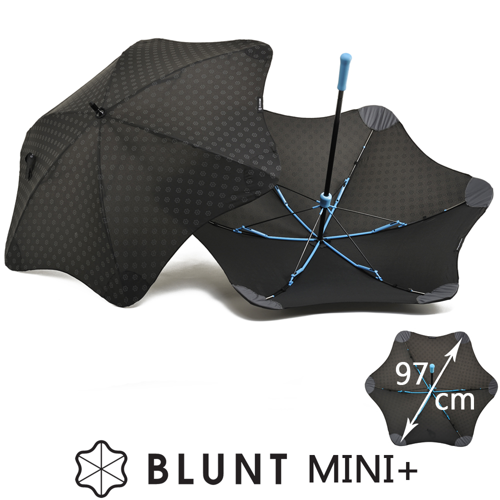 紐西蘭BLUNT 保蘭特 抗強風  抗UV 直傘 小號 MINI+{反光傘面) 風格藍