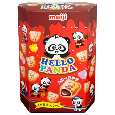 明治 HELLO PANDA貓熊巧克力夾心餅乾(175g)