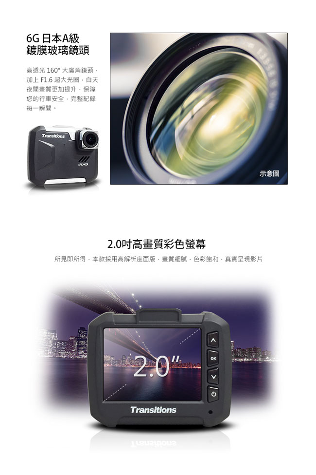 全視線 P350 1080P 聯詠96655+SONY感光元件 超強夜視首選 台灣製造-急速配