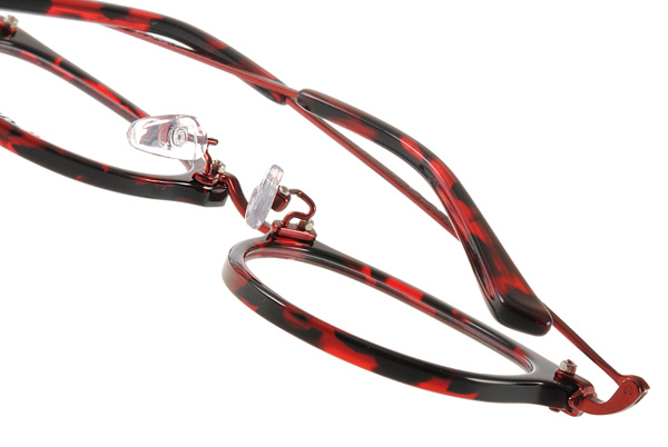 Go-Getter眼鏡 文青圓框/琥珀紅#GO2003 REDE