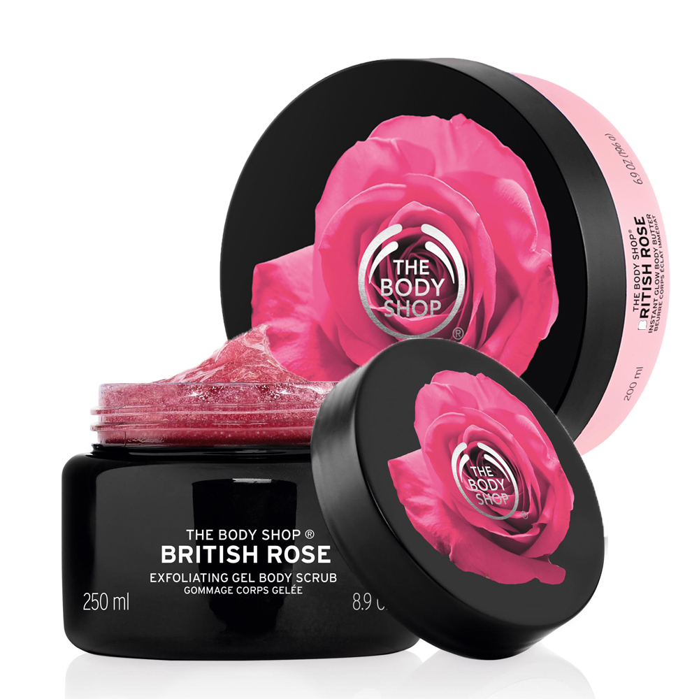 The Body Shop 玫瑰煥膚身體滋養組