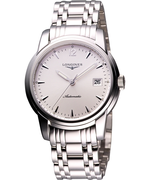 LONGINES Saint-Imier 機械腕錶-銀/39mm