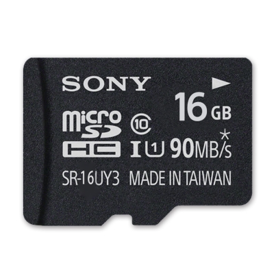 SONY 16GB microSDHC U1 C10 90MB/s記憶卡(公司貨附轉卡)