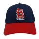 MLB-聖路易紅雀隊撞色可調式棒球帽-深藍 product thumbnail 1