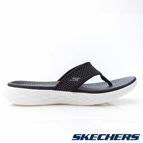 SKECHERS(女)時尚休閒系列ON THE GO 600拖鞋-15300BKW