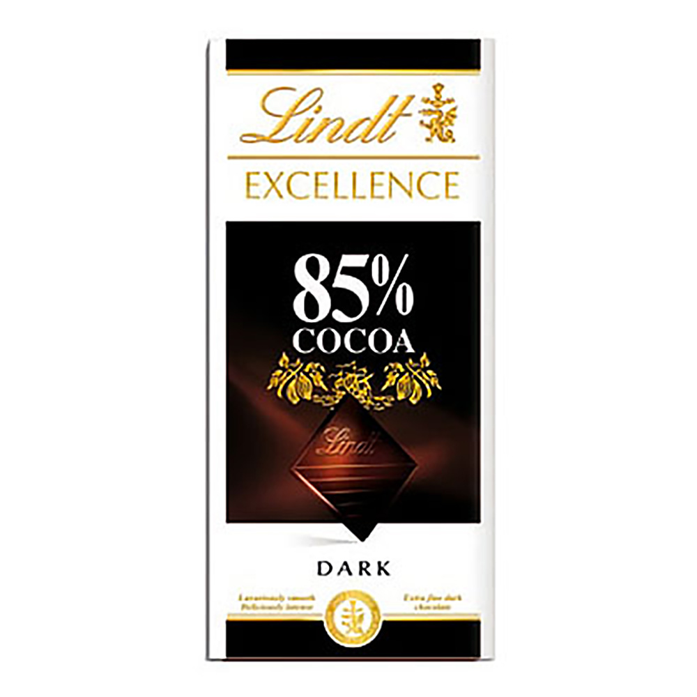 瑞士蓮LINDT 極醇系列85%巧克力片(100g)