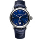 AEROWATCH 太陽飾紋經典時尚機械腕錶-藍/40mm product thumbnail 1