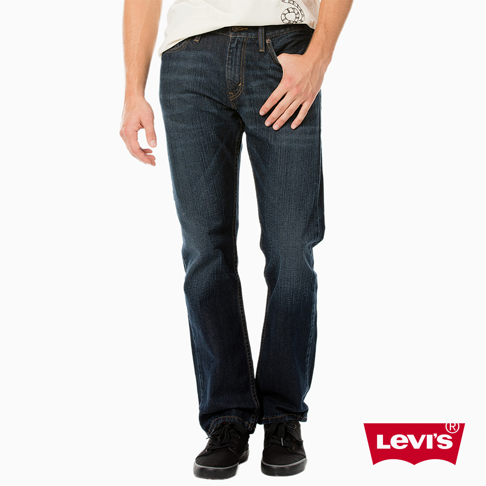 Levis 男款 504 低腰直筒牛仔長褲 / 輕磅無彈性