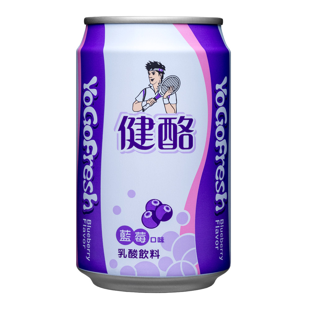 金車健酪乳酸飲料-藍莓口味 320ml (6罐)