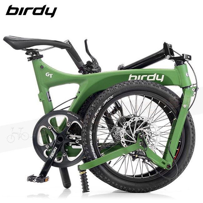 New Birdy(Ⅲ) GT多地形越野10速18吋前後避震鋁合金折疊單車-軍規綠