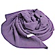 CELINE 品牌字母圖騰LOGO日本製麻花紋混喀什米爾披肩圍巾(紫色系) product thumbnail 1