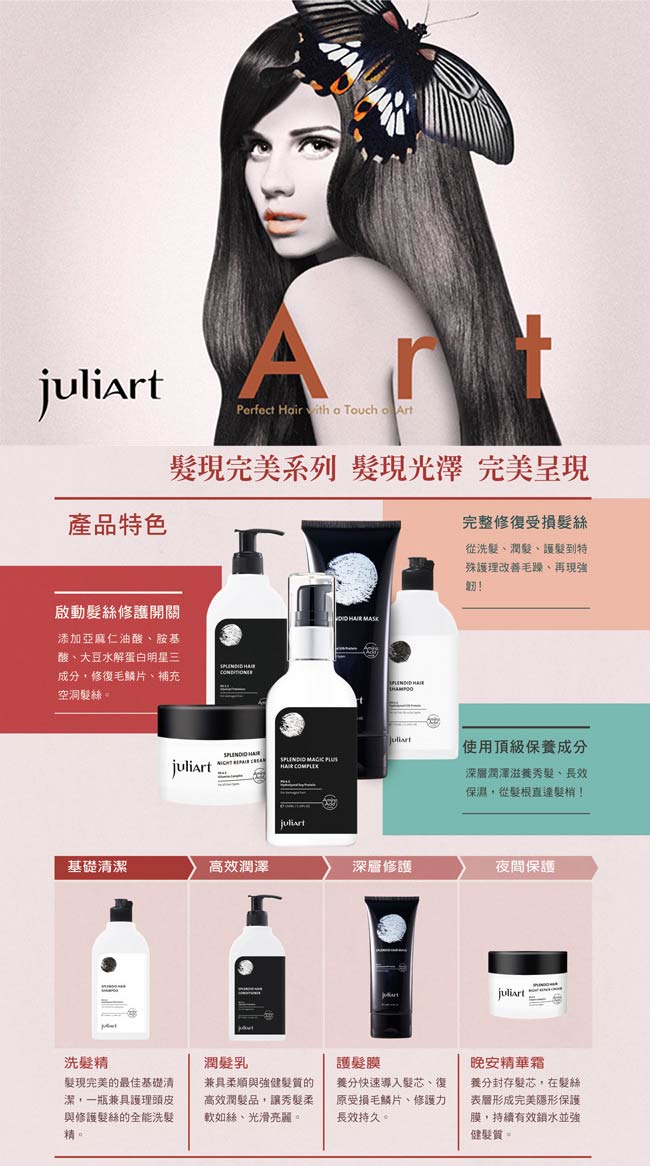 JuliArt高機能洗護 髮現完美禮盒