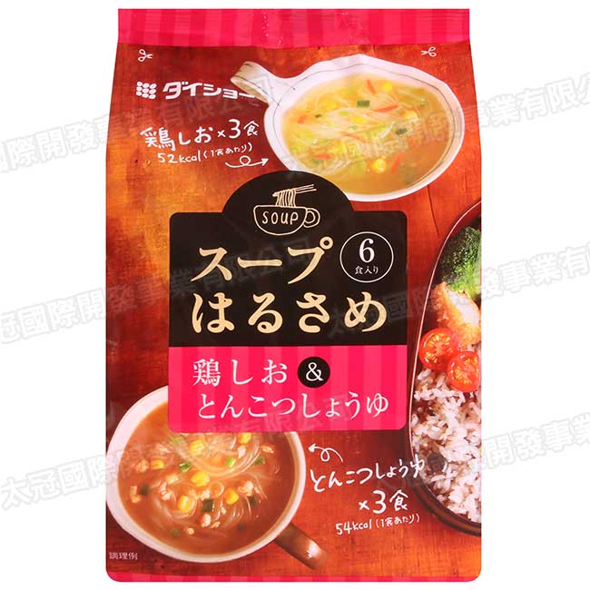 Daisho 即食冬粉湯-雞湯&豚骨醬油風味(95.7g)