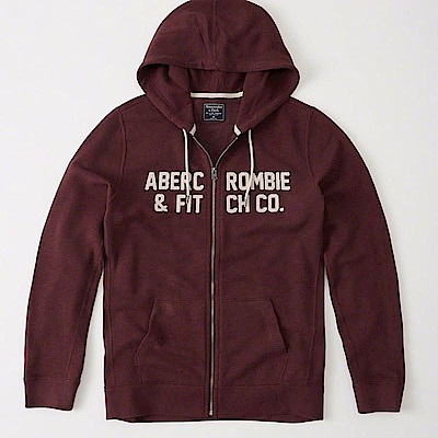 *最低價* AF a&f Abercrombie & Fitch 外套 紅色 0541